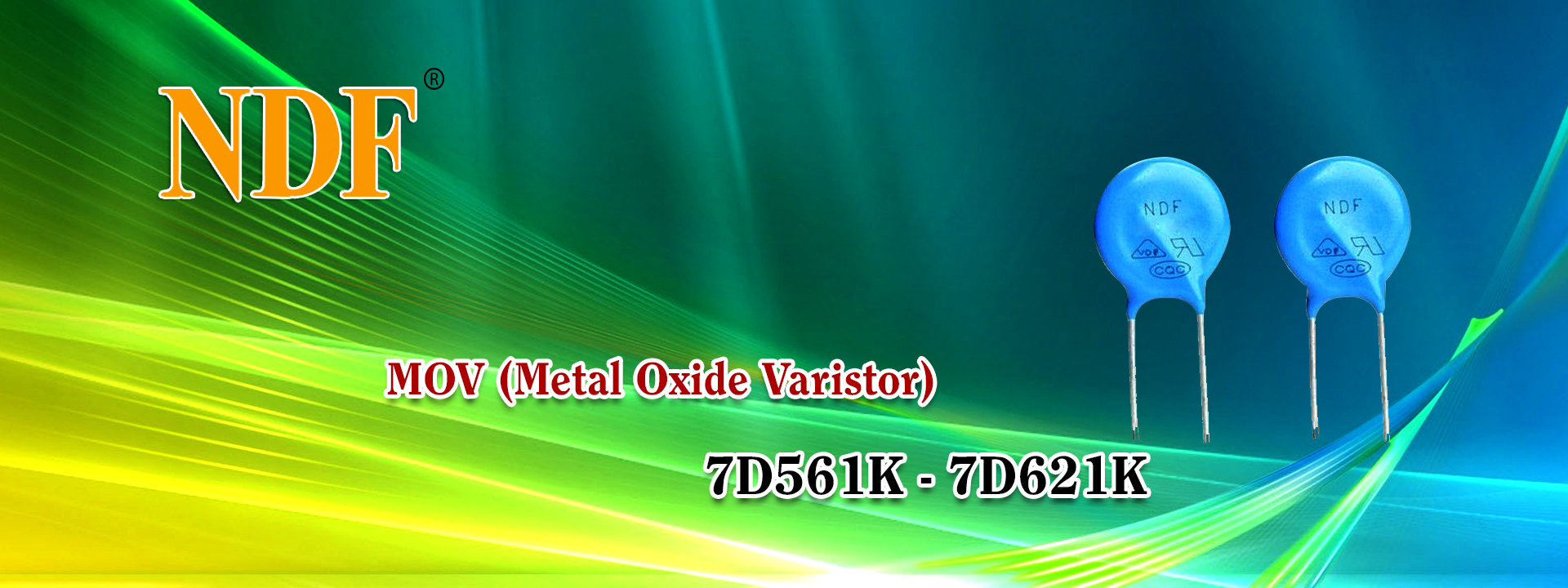 NDF - MOV Metal Oxide Varistor - 7D561K - 7D621K