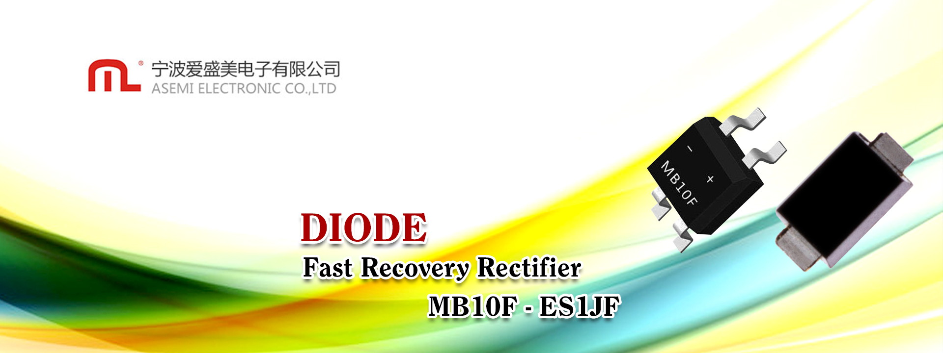 ASEMI - Diodes Fast Recovery Rectifier - MB10F - ES1JF